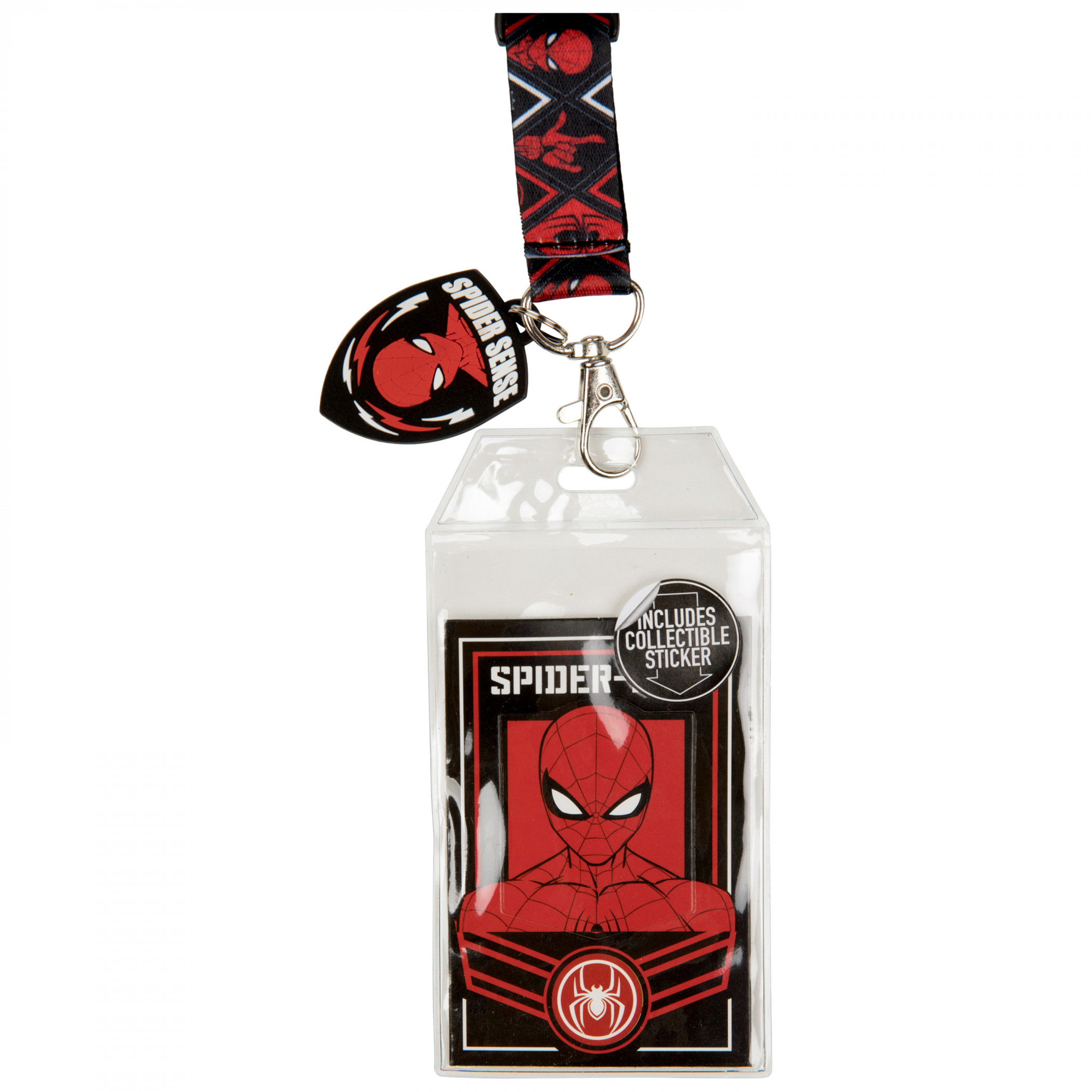 Spider-Man Great Power Great Responsibility Lanyard w/ Rubber Charm
